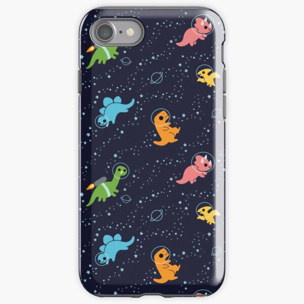 Dinosaures dans l'espace Coque antichoc iPhone
