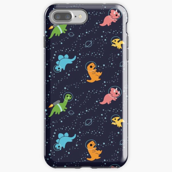 Dinosaurs In Space iPhone Tough Case