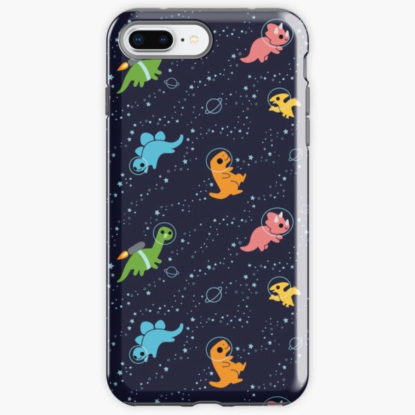 Dinosaurs In Space iPhone Tough Case