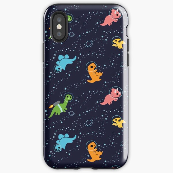 Dinosaurs In Space iPhone Tough Case
