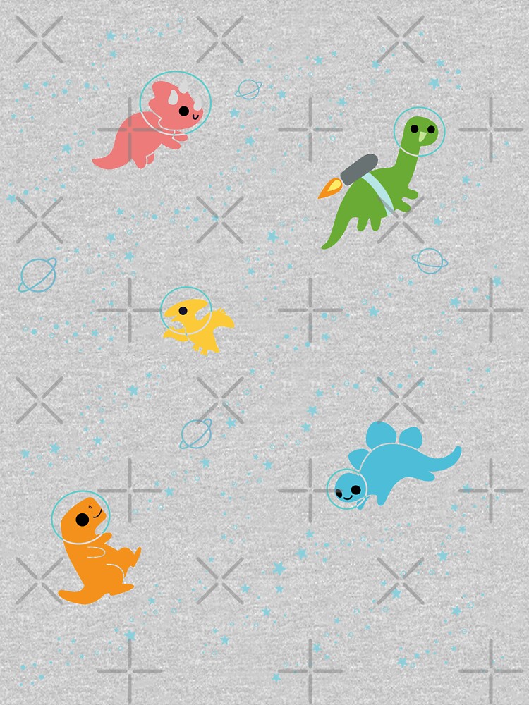 Dinosaurs In Space Pattern by KristyKate
