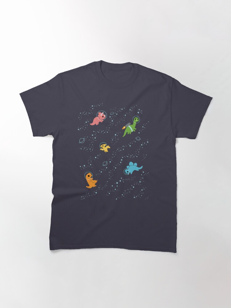 Alternate view of Dinosaurs In Space Classic T-Shirt