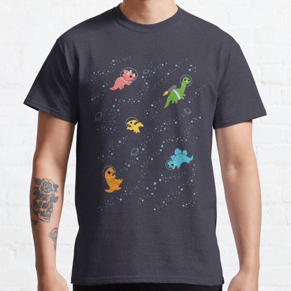 Dinosaurs In Space Classic T-Shirt