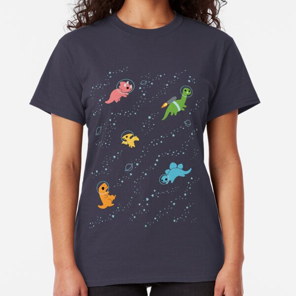 Dinosaurs In Space Classic T-Shirt