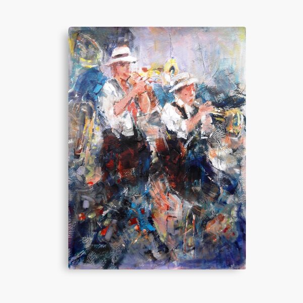 Jazz Musicians - Let's Liven It Up! Canvas Print