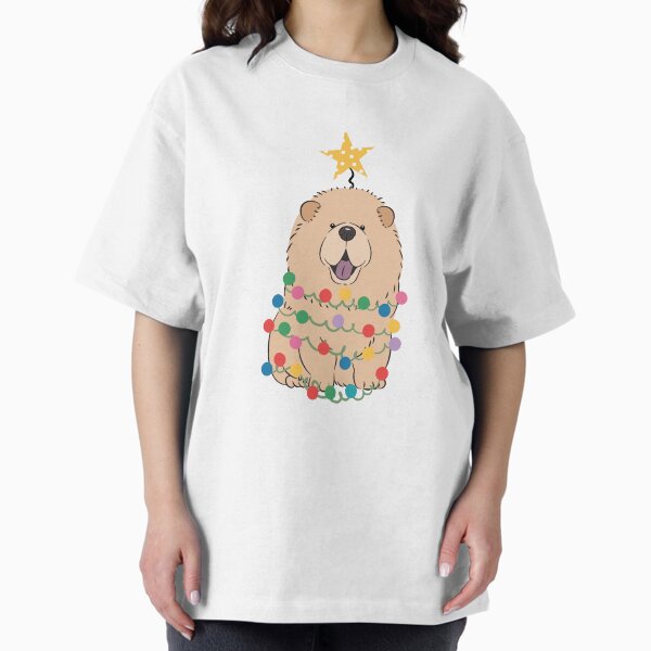 Item preview, Cinnamon Fawn Chow Chow Christmas Tree designed and sold by Lulupainting.