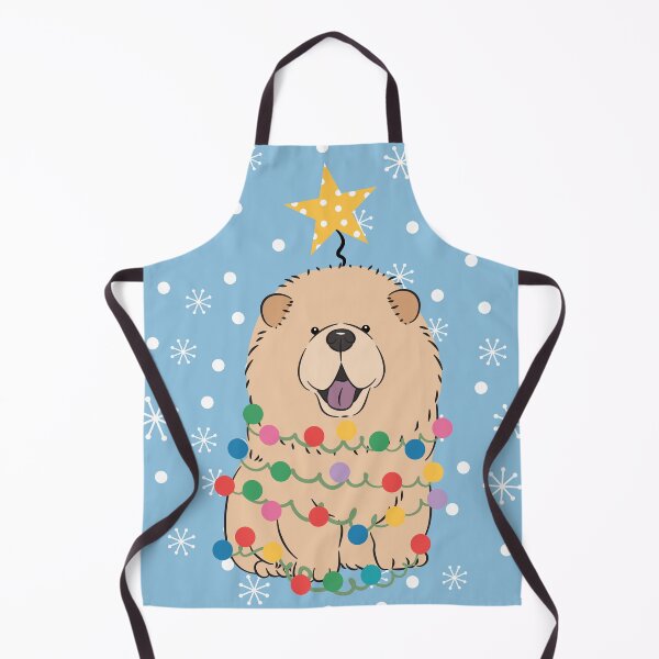 Item preview, Cinnamon Fawn Chow Chow Christmas Tree designed and sold by Lulupainting.