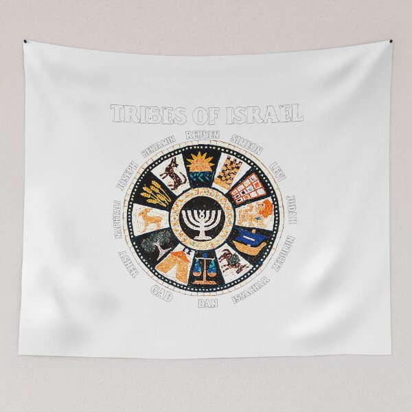Item preview, 12 Twelve Tribes of Israel Hebrew Israelite Judah Jerusalem  designed and sold by PageWilsond.