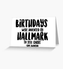Birthday - Ron Swanson Quote Greeting Card