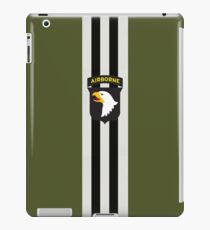 D-Day Stripes with 101st Airborne Patch iPad Case/Skin
