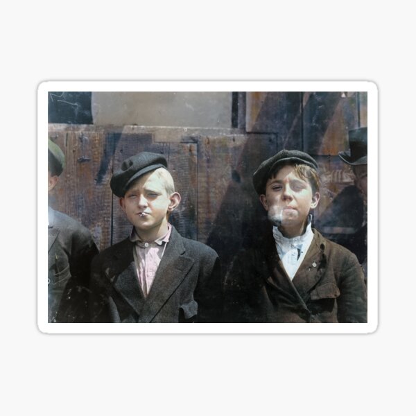 Item preview, Newsies at Skeeter's branch. St. Louis, Missouri - May 9, 1910 (Lewis Hine) designed and sold by Marina Amaral.
