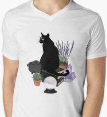 Der Vertraute (Transparent) T-Shirt mit V-Ausschnitt