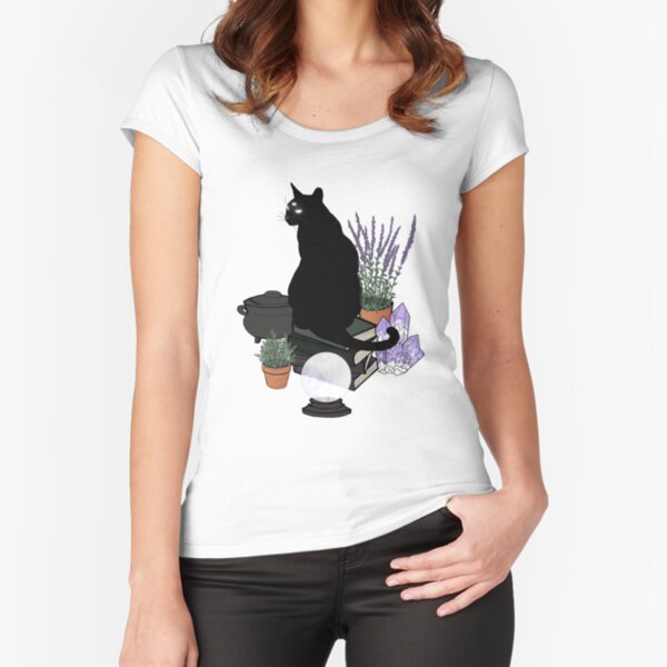 The Familiar (Transparent) Fitted Scoop T-Shirt