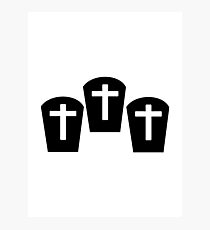 Gravestones Photographic Print