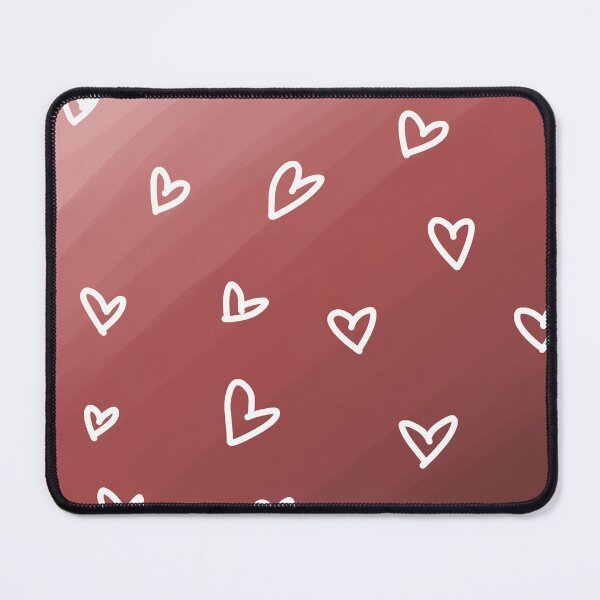 Item preview, Aesthetic Reddish Brown Palette with Hearts Pattern Design designed and sold by Trisha Banlasan.
