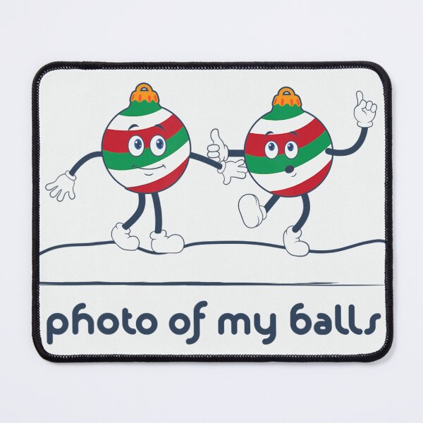Item preview, Funny Christmas Chest Nuts Photo Of My Balls designed and sold by knittinggrandma.