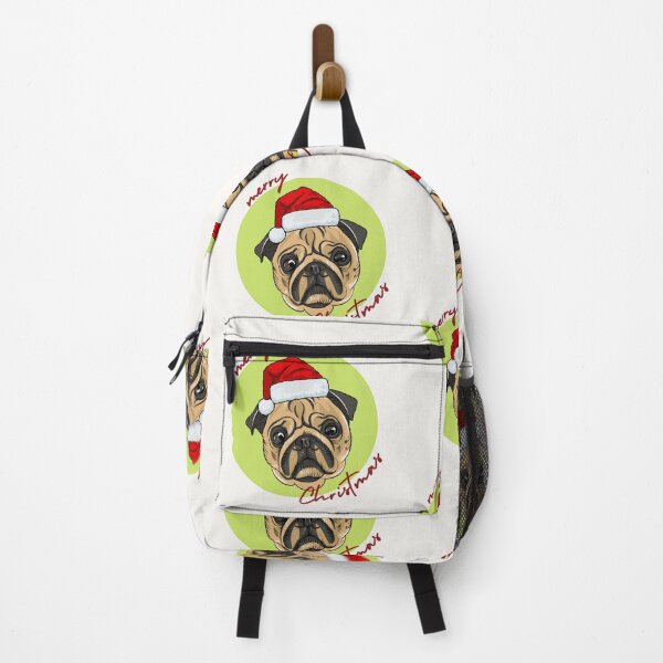 Item preview, "Merry Christmas" pug designed and sold by juicee-arts.