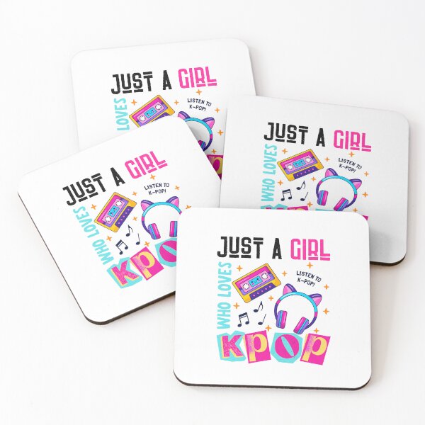 Item preview, Just A Girl Who Loves Kpop Music designed and sold by GeeHanz.