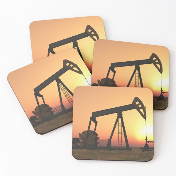 Item preview, Oil pump at sunset designed and sold by MIRO3D.