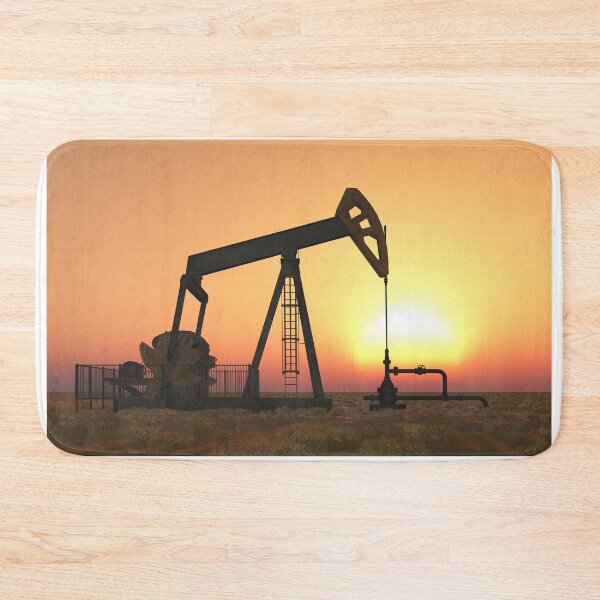 Item preview, Oil pump at sunset designed and sold by MIRO3D.