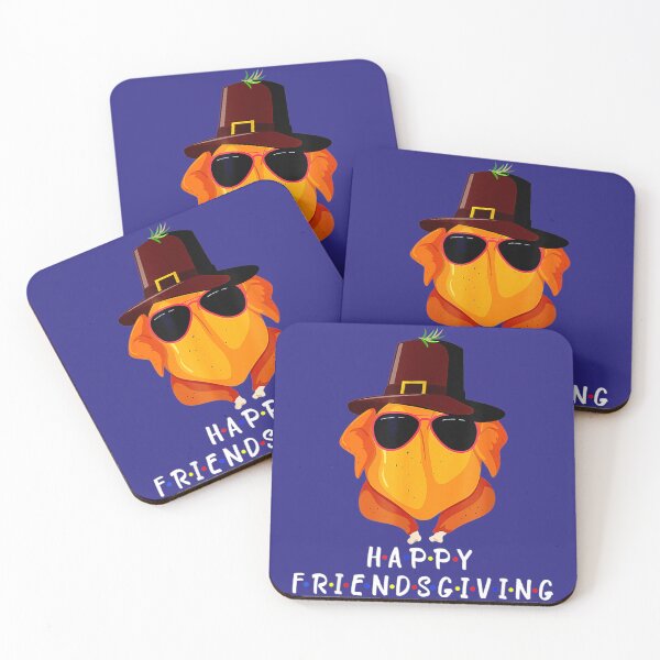 Item preview, Happy Friendsgiving Funny Turkey Thanksgiving designed and sold by knittinggrandma.
