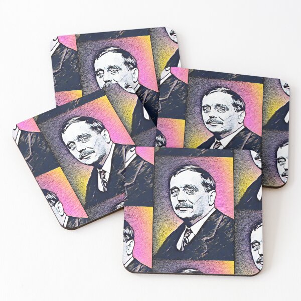 Item preview, H G Wells Artwork | H G Wells Portrait | H G Wells Wall Art  designed and sold by Suyogsonar25.