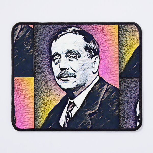 Item preview, H G Wells Artwork | H G Wells Portrait | H G Wells Wall Art  designed and sold by Suyogsonar25.
