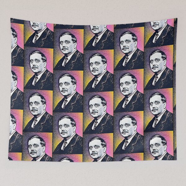 Item preview, H G Wells Artwork | H G Wells Portrait | H G Wells Wall Art  designed and sold by Suyogsonar25.