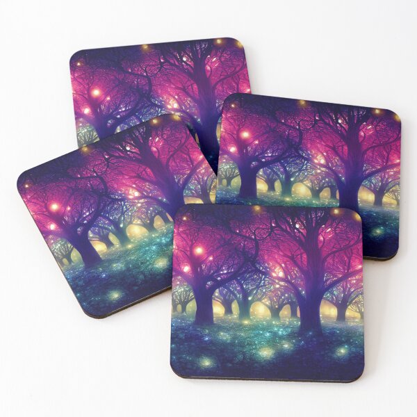 Item preview, Enchanting forest with glowing lights designed and sold by PM-Artistic.
