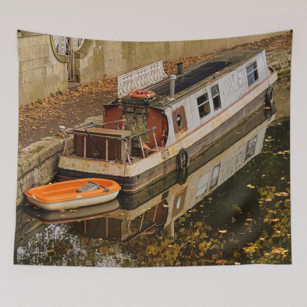 Item preview, Autumn along the canal near Sydney Garden, Bath designed and sold by Rowena Ko.