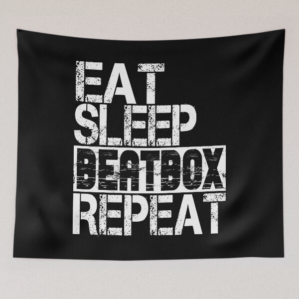 Item preview, Eat Sleep Beatbox Repeat, Grunge  designed and sold by ACC .