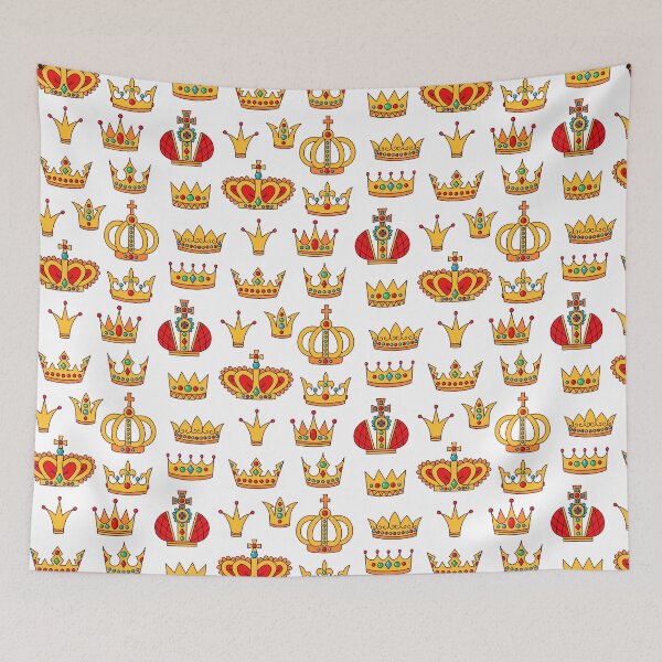 Item preview, Royal crowns pattern designed and sold by Olizabet.