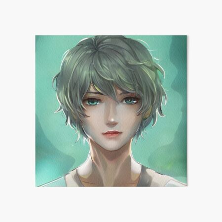 Anime Render, green haired anime boy illustration, png | PNGEgg