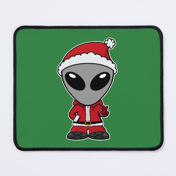 Item preview, Santa Gray Space Alien designed and sold by SpaceAlienTees.
