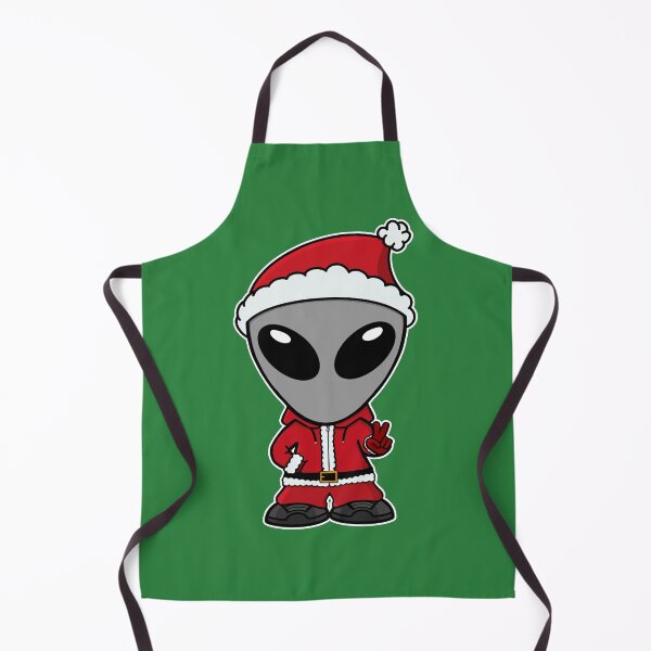 Item preview, Santa Gray Space Alien designed and sold by SpaceAlienTees.