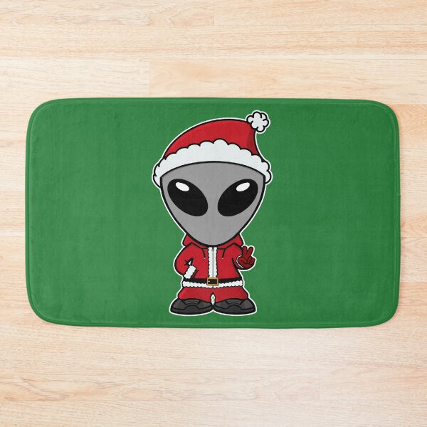 Item preview, Santa Gray Space Alien designed and sold by SpaceAlienTees.