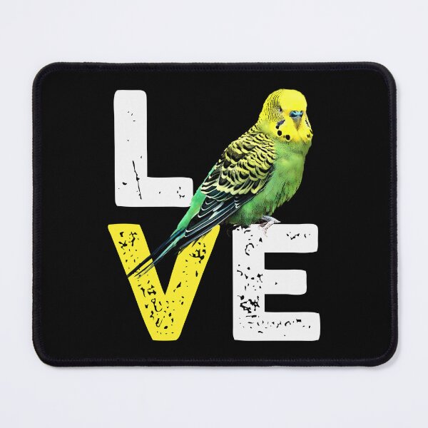 Item preview, Yellow Budgie Love funny designed and sold by Alienphysique.