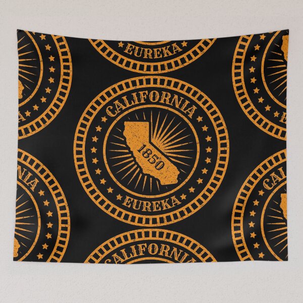 Item preview, California State Map Slogan - Motto Nil Sine Numine - The Golden State designed and sold by Ranggasme.