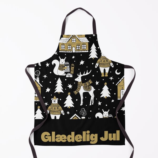 Artikelvorschau, Glædelig jul, julekort, frohe Weihnachten auf Dänisch, fröhliche Weihnachten auf Dänisch, dänische Weihnachten entworfen und verkauft von Pommallina.