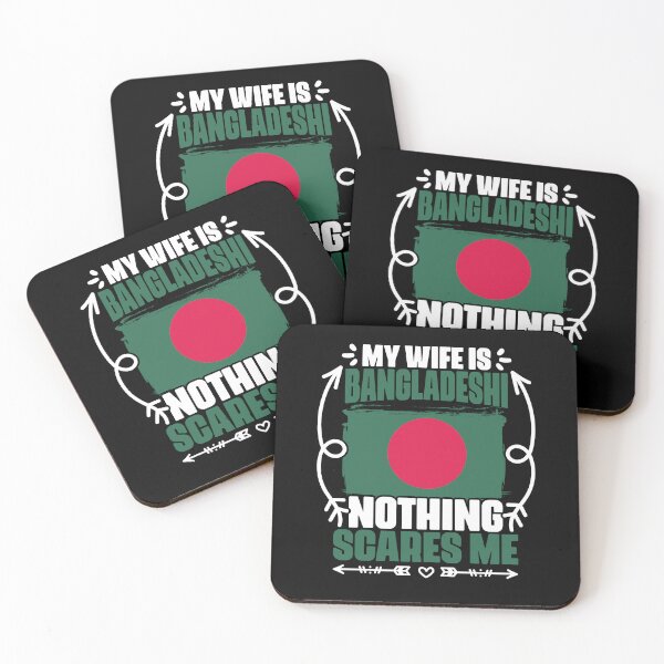 Item preview, My Wife Is Bangladeshi Nothing Scares Me Funny Bengali Roots designed and sold by Nessshirts.