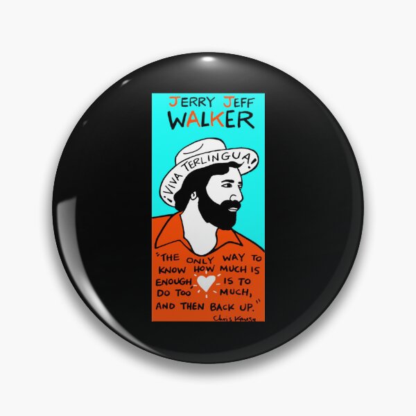 Item preview, Jerry Jeff Walker Pop Folk Art  designed and sold by NormaCastillo.