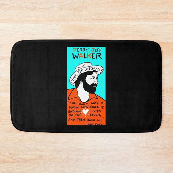 Item preview, Jerry Jeff Walker Pop Folk Art  designed and sold by NormaCastillo.