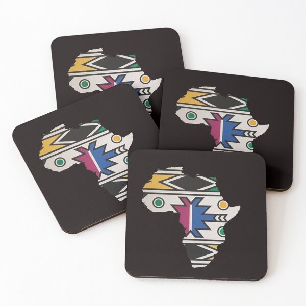 Item preview, Ndebele African Map designed and sold by RockSolidZA.