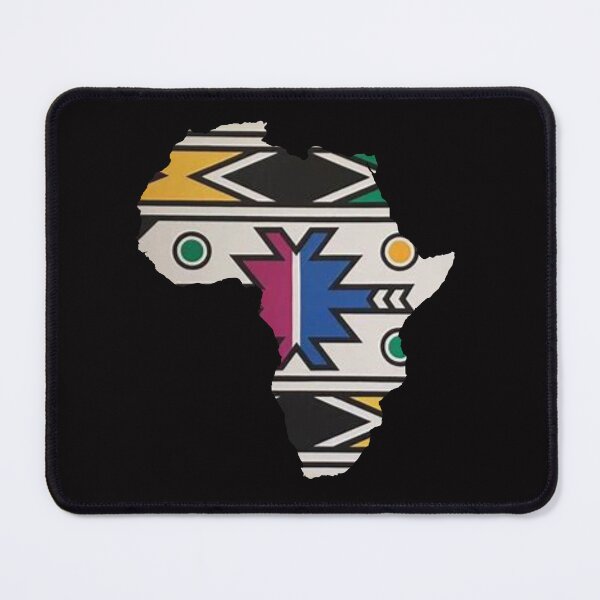 Item preview, Ndebele African Map designed and sold by RockSolidZA.