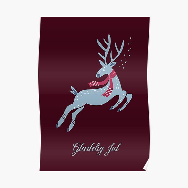 "Glædelig jul, julekort, happy Christmas in Danish, merry Christmas in