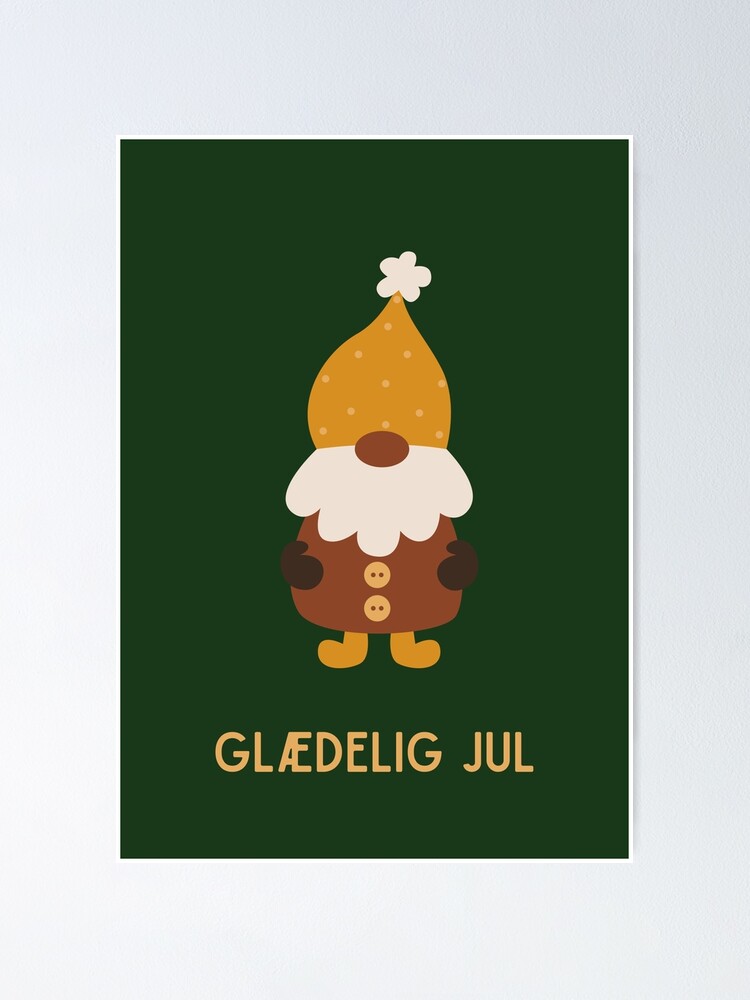 "Glædelig jul, julekort, happy Christmas in Danish, merry Christmas in