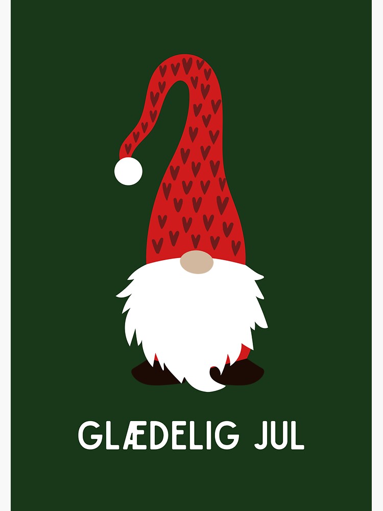 "Glædelig jul, julekort, happy Christmas in Danish, merry Christmas in