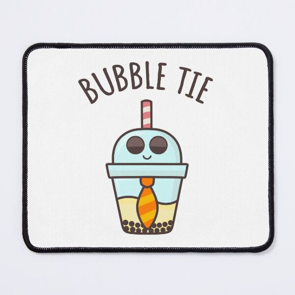 Item preview, Bubble Tie, Bubble Tea + Tie Pun designed and sold by EnzoVectorism.