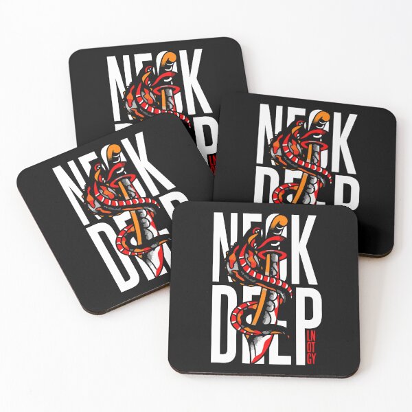 Item preview, Neck Deep "snake in the text" designed and sold by Zeemaliks.