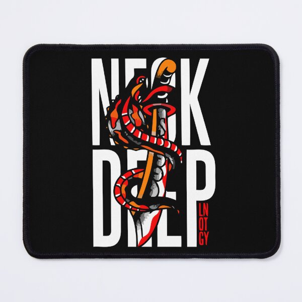 Item preview, Neck Deep "snake in the text" designed and sold by Zeemaliks.